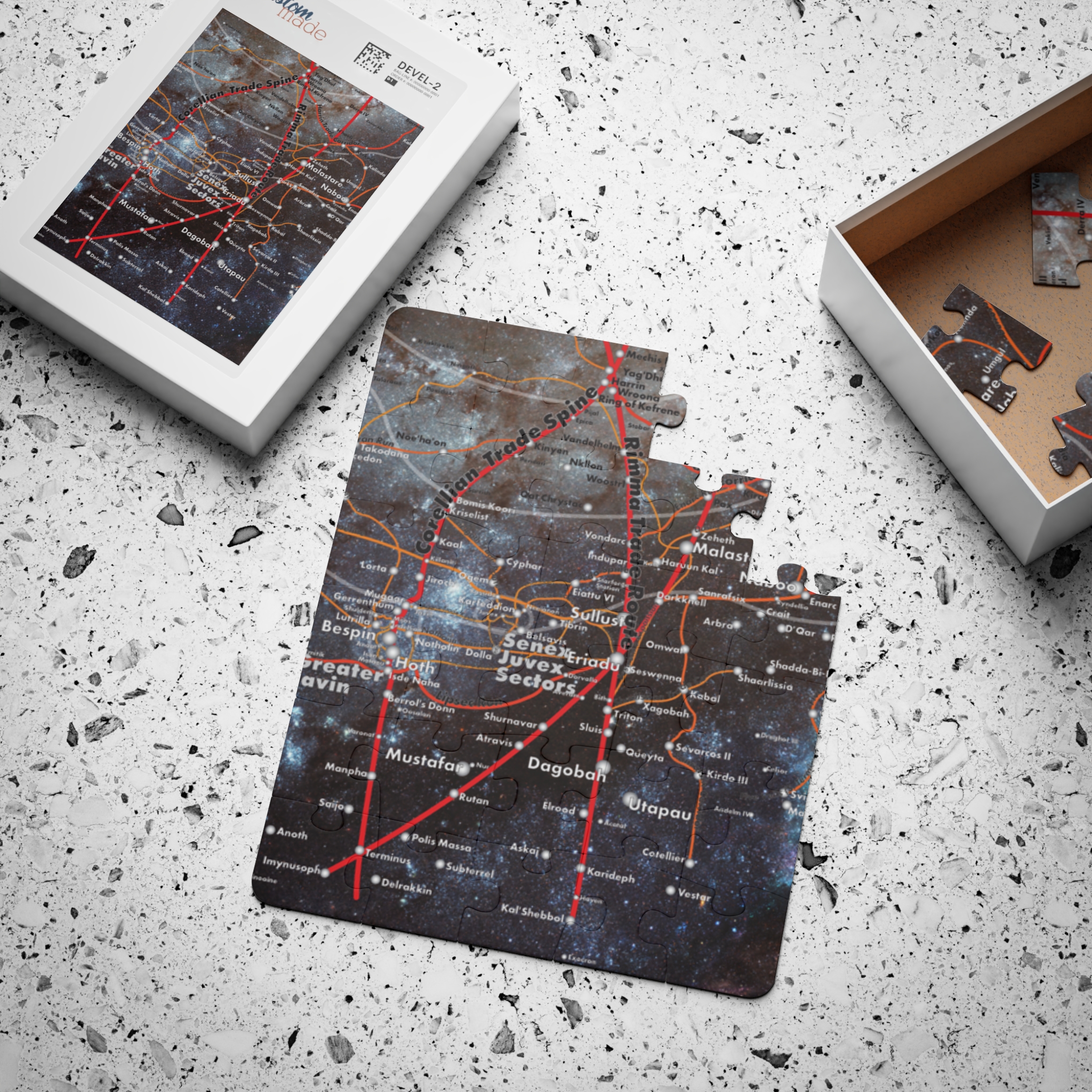 Star Wars Map 30 Piece Senex Juvex Sector Puzzle - Image 3