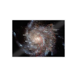 Star Wars Map Glossy Poster