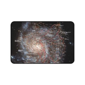 Galaxy Map Desk Mat